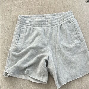 Aerie Light Gray Athletic Shorts